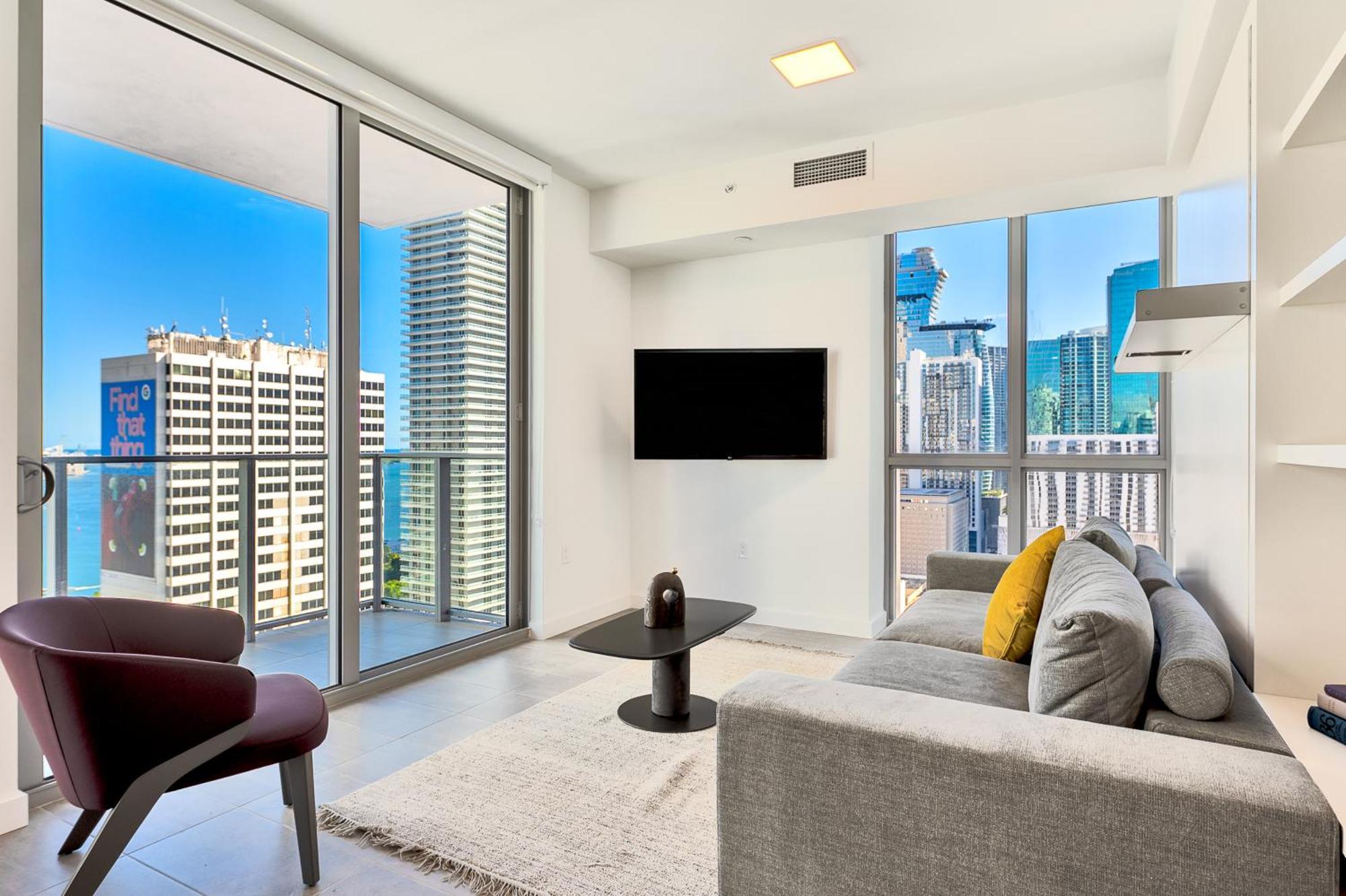 Appartamento Spacious Studio In The Heart Of Downtown Miami Esterno foto